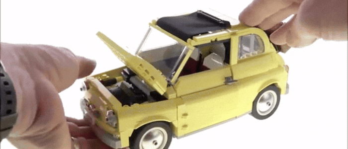 Fiat 500 finalizado em blocos