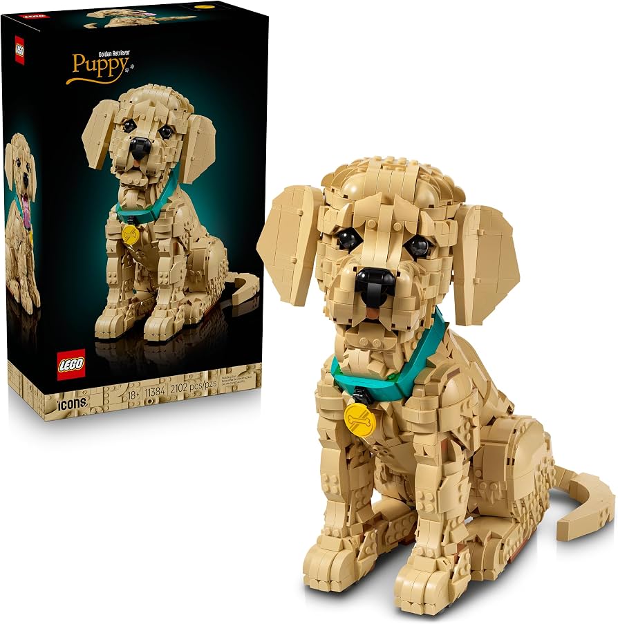 Cachorrinho Golden Retriever (2102 peças)