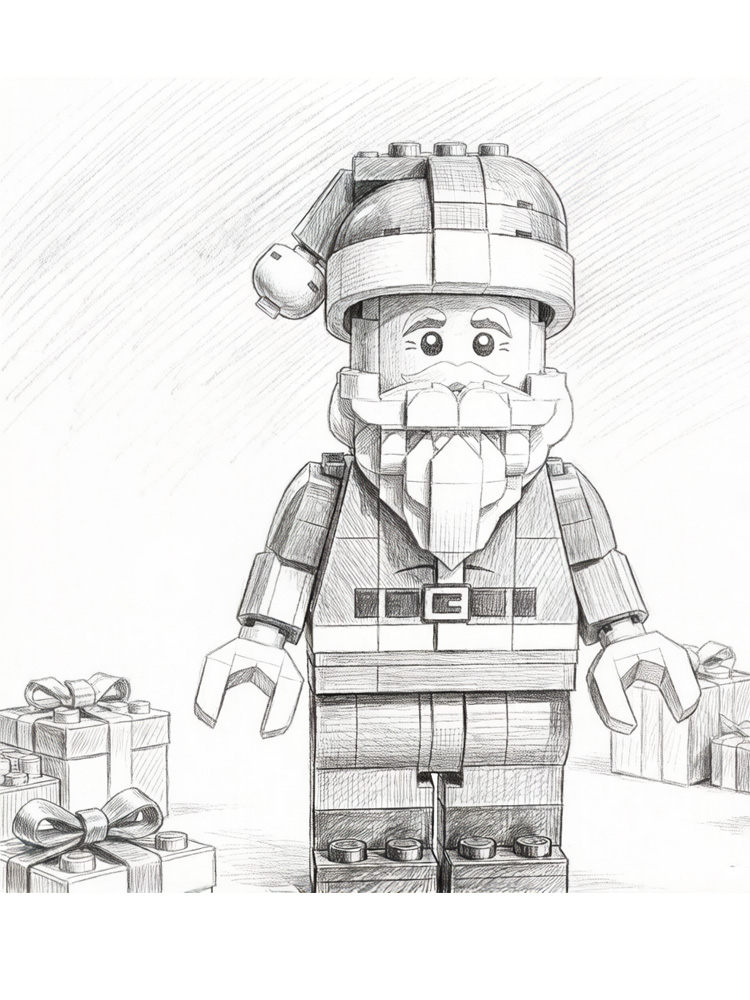 LEGO® Up-Scaled Santa Minifigure (40820)