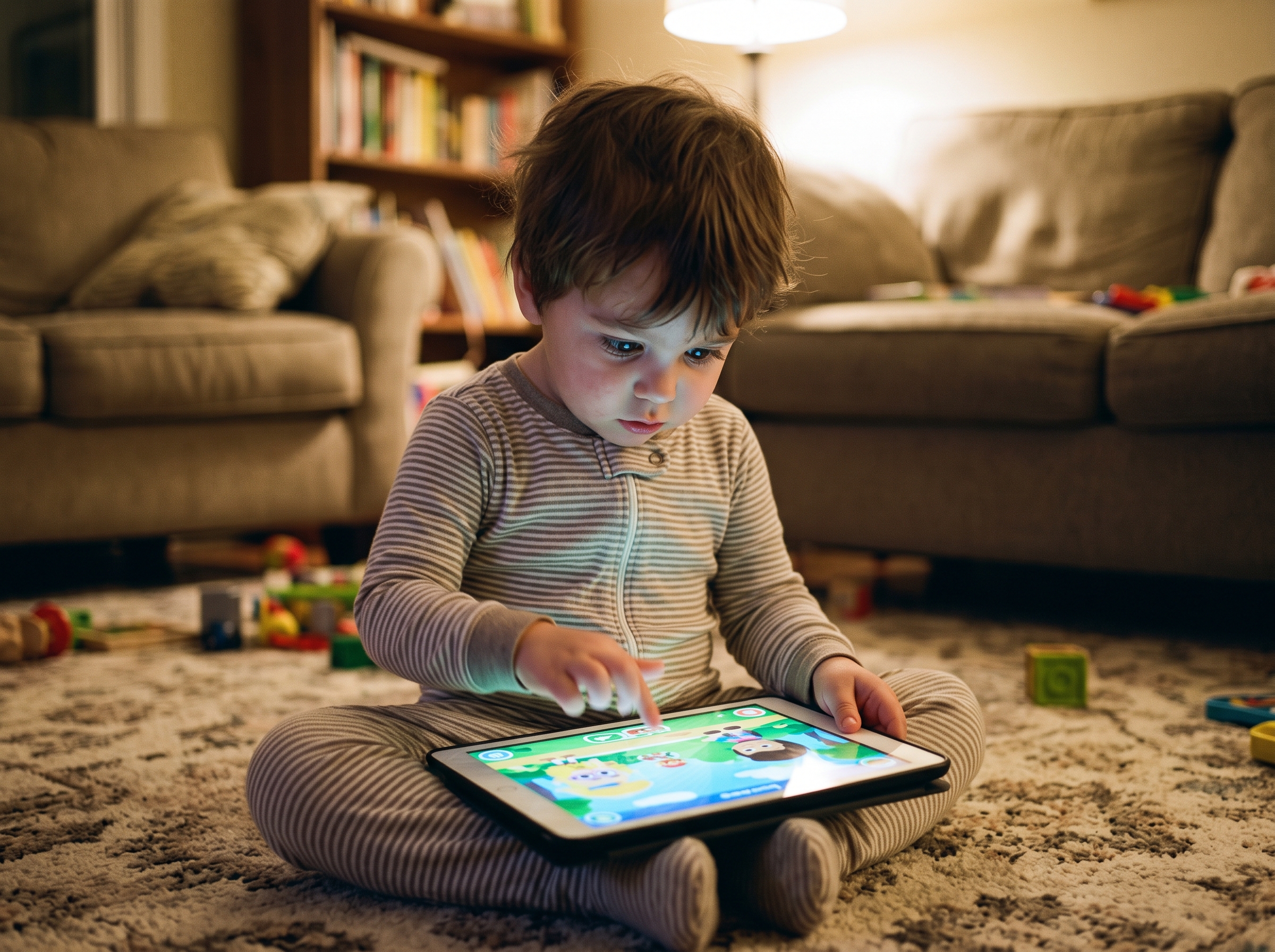 Foto: Criança Pequena no Tablet