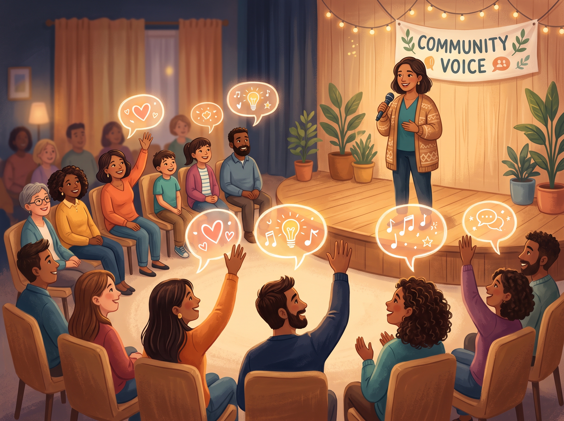 Ilustração: Roda de Conversa e Encerramento